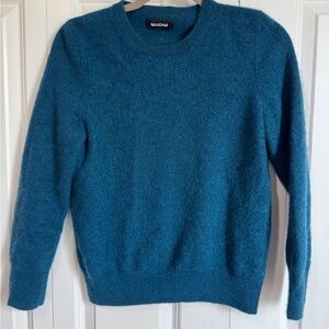 Women’s NAADAM The Original Cashmere Sweater Size Large in Peacock Blue